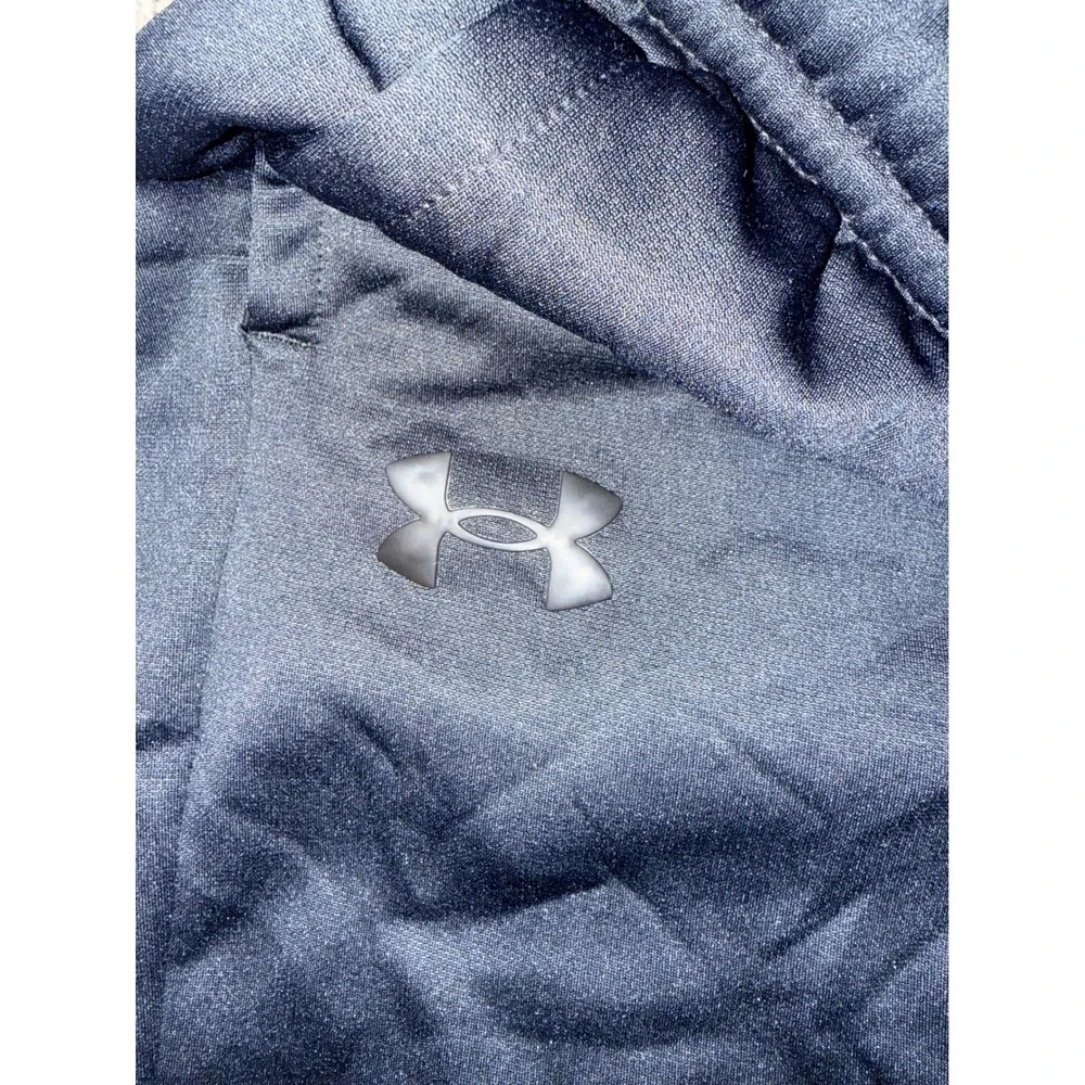 Under Armour Boys Black Active Track Pants Loose Fit Size Youth XL YXL